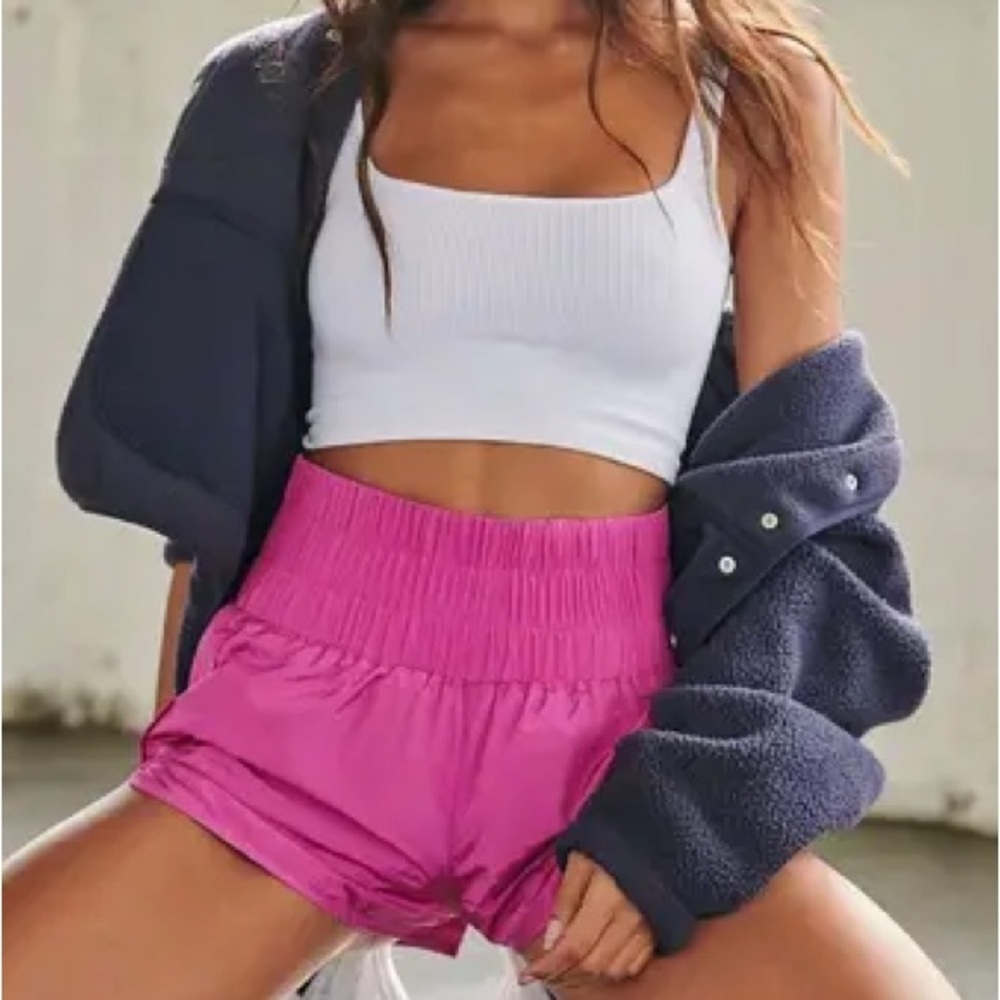 Free People Magenta Shorts